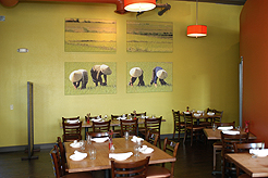 TERRACOTTA RED MODERN ASIAN BISTRO